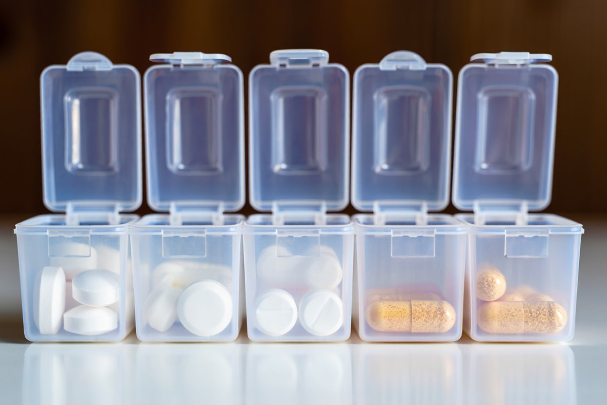 Фармакотерапия и стабилизация состояния Таблетки в таблетнице